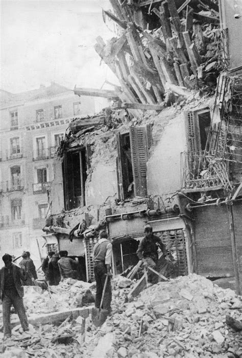 Madrid bombardeado , el mapa que muestra la destrucción ...