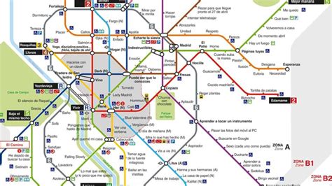 Madrid: El mapa del metro “versión confinamiento”