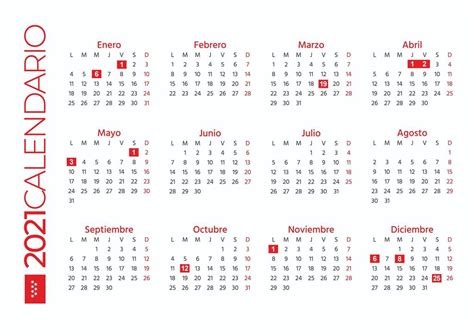 Madrid estrena calendario laboral: 12 festivos y otros dos ...