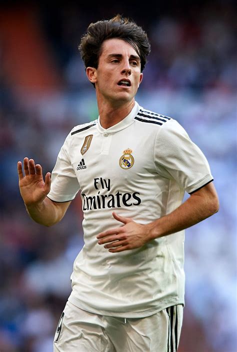 MADRID, SPAIN   NOVEMBER 03: Alvaro Odriozola of Real Madrid looks on ...