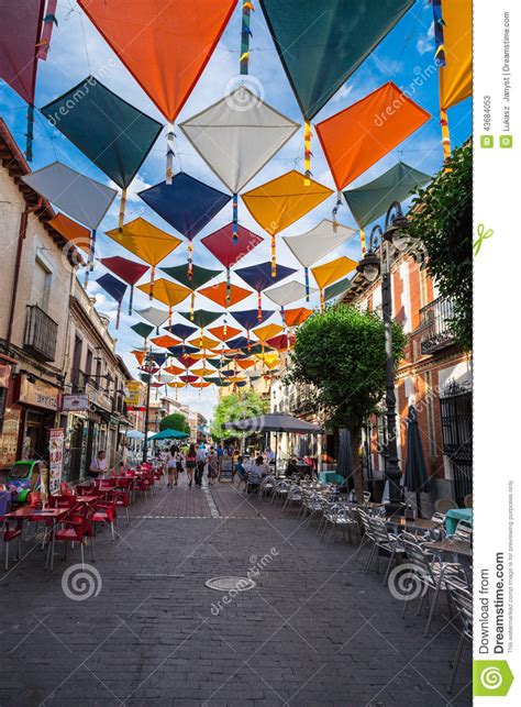 Madrid,Spain 25 July,2014 Background Colorful Streets ...