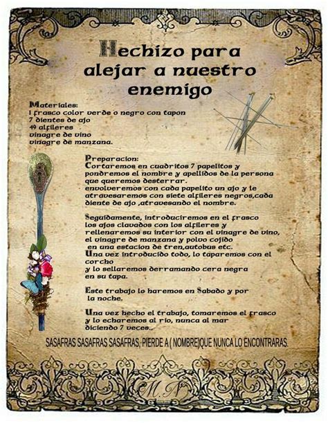 Magia Práctica: Hechizo para alejar a nuestro enemigo