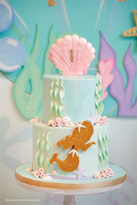 Magical Mermaid First Birthday Party   Pretty My Party