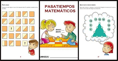 Magnifico cuaderno de Pasatiempos Matemáticos   Imagenes ...