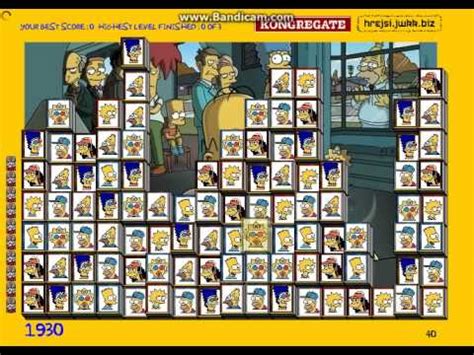 Mahjong con los Simpson   YouTube