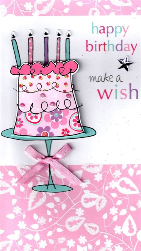 Make A Wish Happy Birthday Greeting Card | Cards | Love Kates