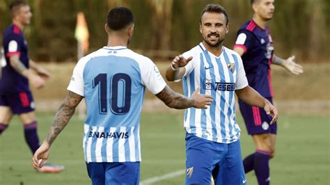 Málaga CF Ocho debuts: Orlando Sá y siete canteranos