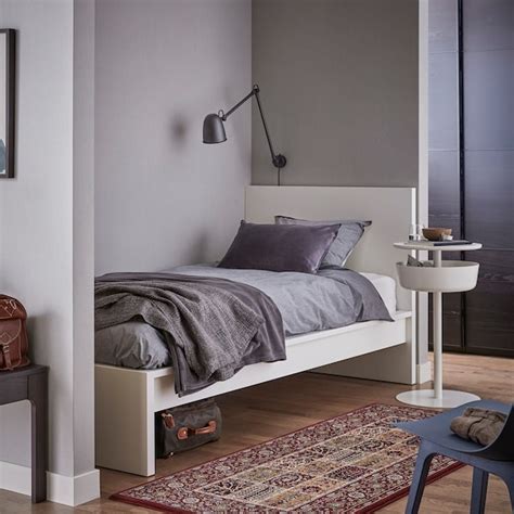 MALM Bed frame, high, white, Twin   IKEA