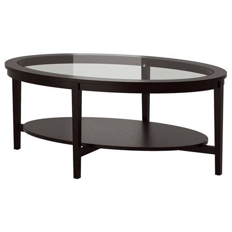 MALMSTA Mesa de centro, negro café, 130x80 cm   IKEA