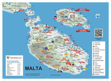 Malta A4 Map by Malta Tourism Authority   Issuu