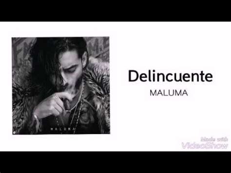 Maluma   Delincuente  Letra    YouTube