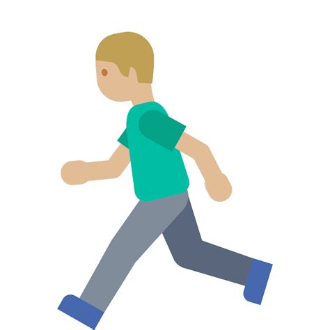 Man running emoji clipart. Free download transparent .PNG | Creazilla