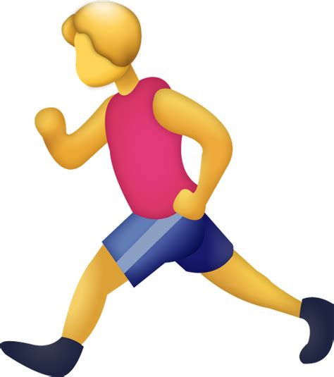 Man Running Emoji [Free Download iPhone Emojis] | Emoji Island