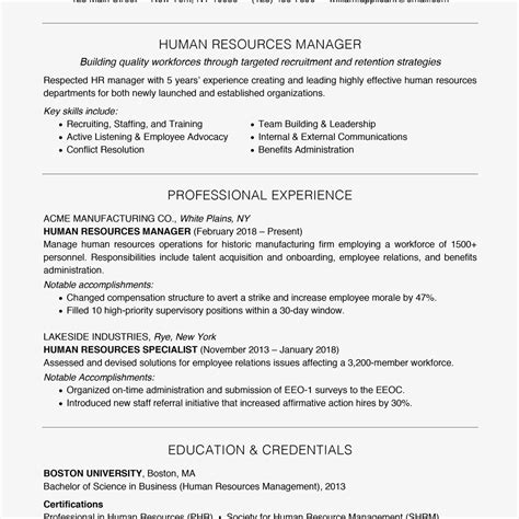 Management Resume Examples and Writing Tips