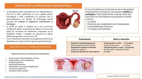 Manejo de Hiperplasia Endometrial | uDocz