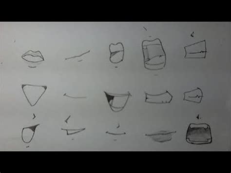Manga:Como dibujar boca/How to draw mouth   YouTube