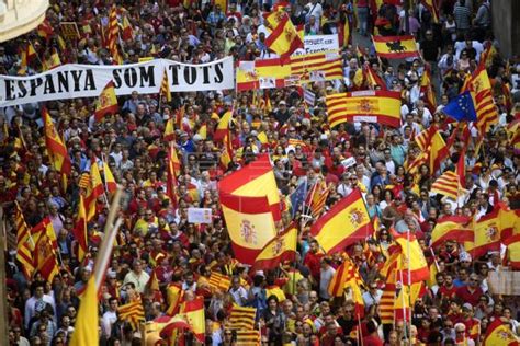 Manifestación masiva en Barcelona en contra de la ...