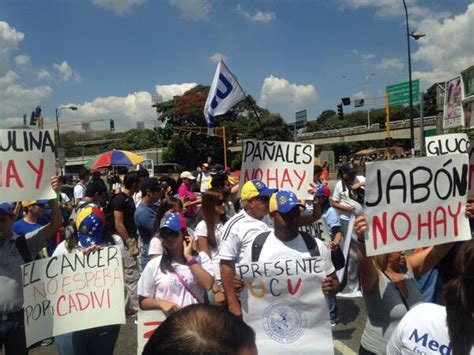 Manifestantes rechazaron la escasez en Ciudad Banesco ...