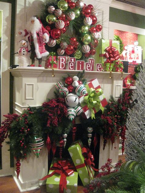 Mantels Dressed for Christmas and a Link Party   Celebrate ...
