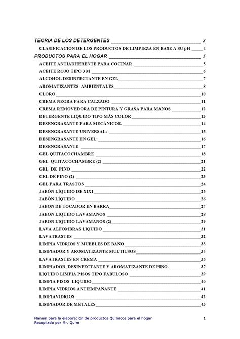 Manual Formulas productos del hogar by Eduardo Flores Issuu
