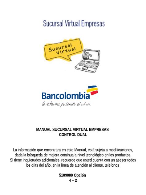 Manual Sucursal Empresas Bancolombia | Malware | Las compras en línea