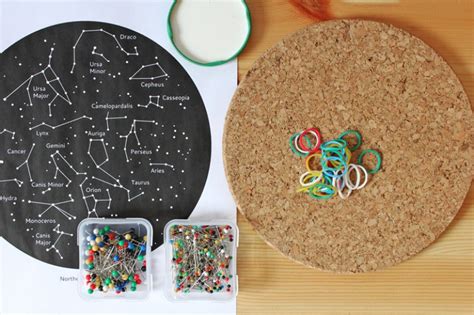 Manualidad para niños: mapa de constelaciones