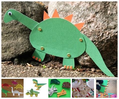 Manualidades originales ¡de dinosaurios!   Pequeocio