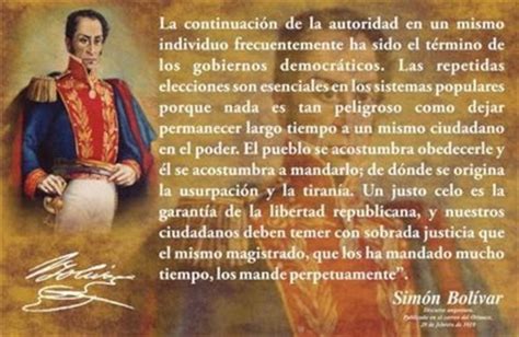 Manuel Isidro Molina: Palabras del Libertador Simón ...
