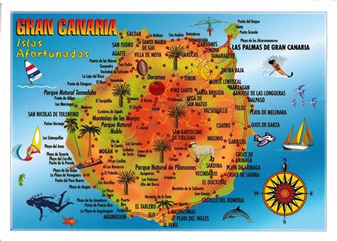 Map Cards   Hunting: 0267 Spain   Gran Canaria Island