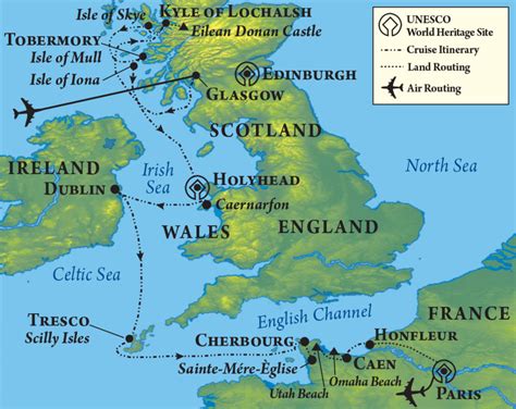 Map Of England Scotland Ireland And Wales