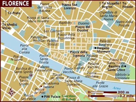 Map of Florence