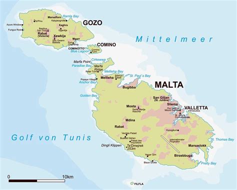 Map of Malta | Map of Europe | Europe Map