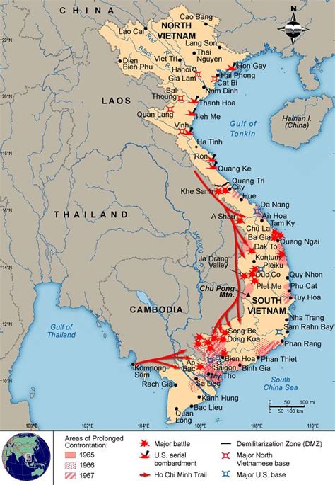 Map of the vietnam war | Vietnam | Pinterest