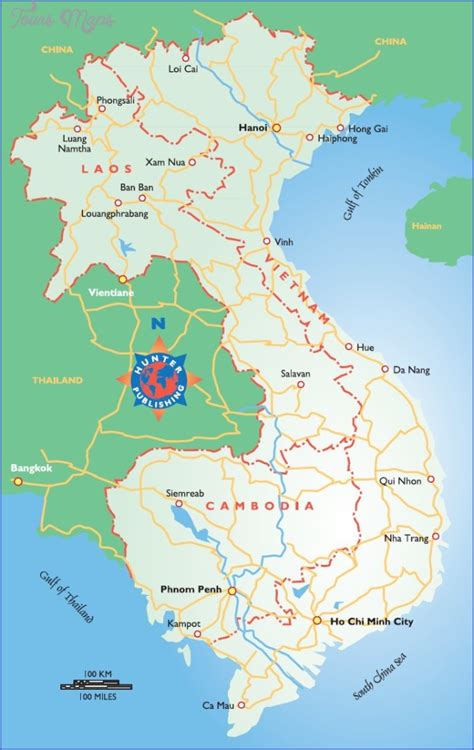 Map Of Vietnam And Cambodia   ToursMaps.com