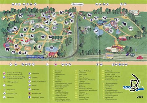 Map of Zoo Rostock   2002
