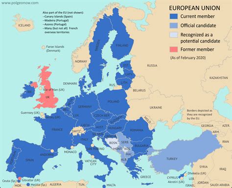 Map: Which Countries are in the European Union in 2020 ...