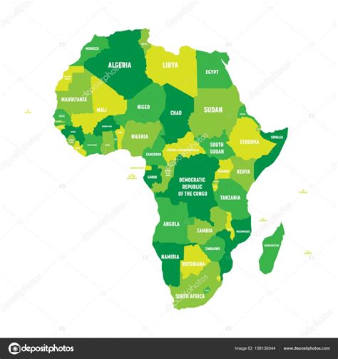 Mapa Africano Con Nombres