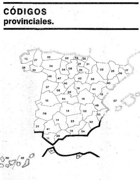 Mapa Codigos Postales España