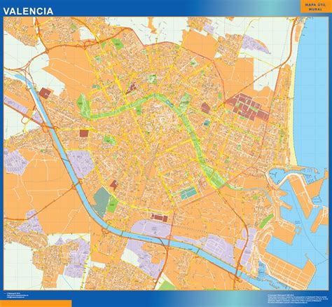 Mapa Codigos Postales Valencia | Mapa