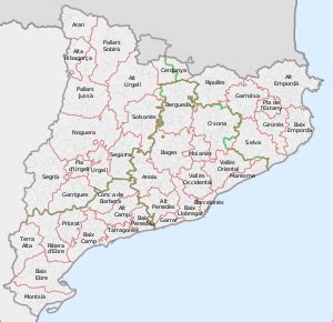 Mapa Comarcas Catalunya | Mapa