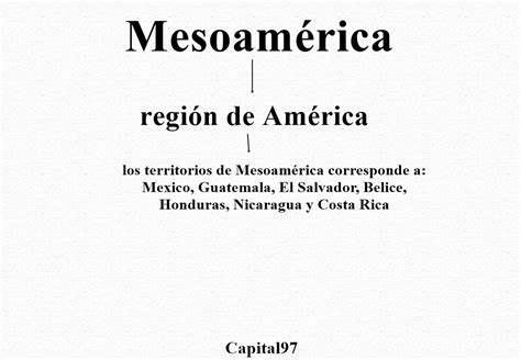 Mapa conceptual de mesoamerica   Brainly.lat