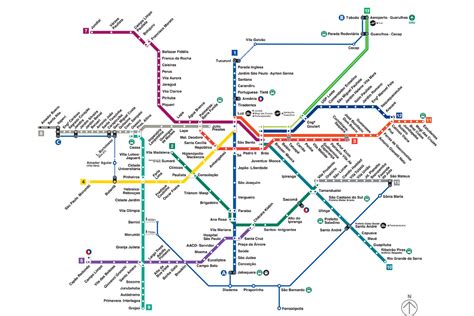 mapa da rede metro 0120 abre   Metrô CPTM