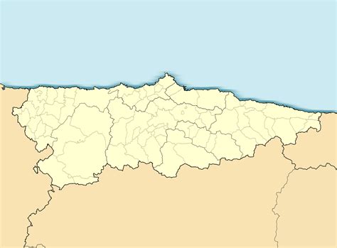 Mapa de Asturias