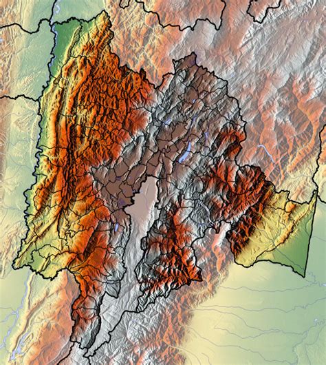 Mapa de cundinamarca