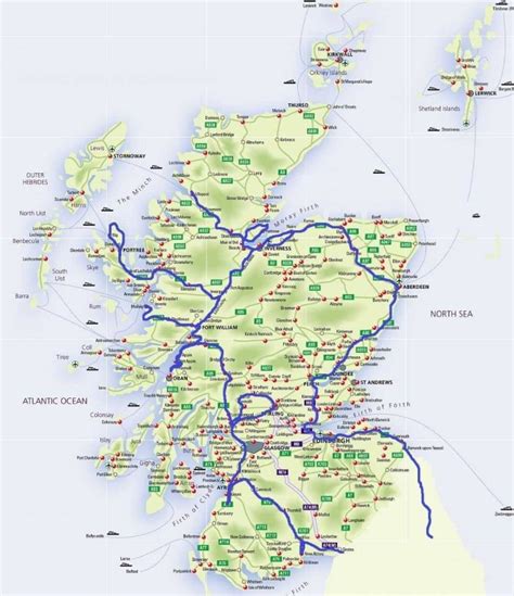 Mapa de Escocia | Road trip, Trip, Voyage