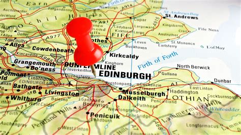 Mapa de Escocia señalando Edimburgo | Escocia, Edimburgo ...