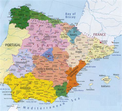 MAPA DE ESPAÑA: ACTIVIDAD RELACIONAR RÍOS Y CIUDADES – r ...