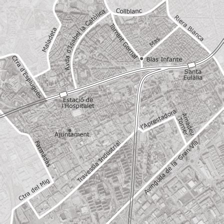 Mapa de Hospitalet de Llobregat, Barcelona — idealista