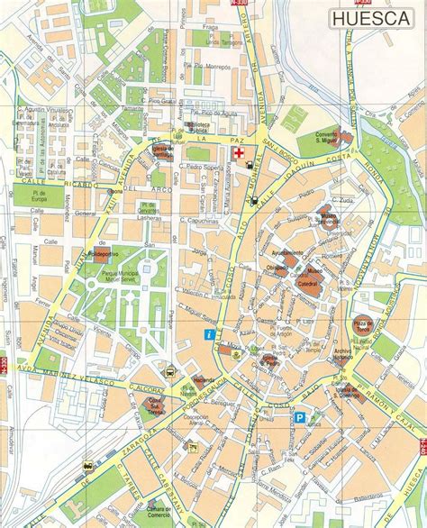 Mapa de Huesca   Tamaño completo | Gifex