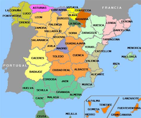 Mapa de la Tierra del Pan en España